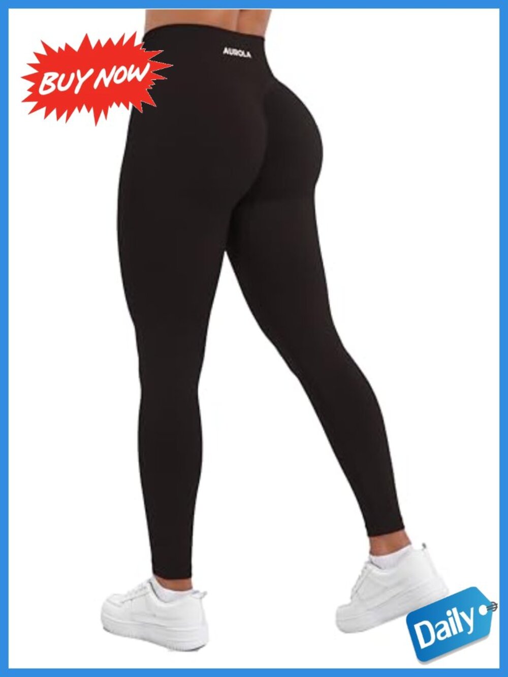 Seamless Butt Lifting Workout Leggings Mid Rise Ankle Gym Yoga